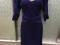 Продаю темно-синее вечернее платье из трикотажа. Фото 3.