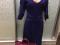 Продаю темно-синее вечернее платье из трикотажа. Фото 6.