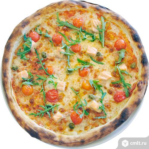 Пицца Руккола с сырами. Фото 1.