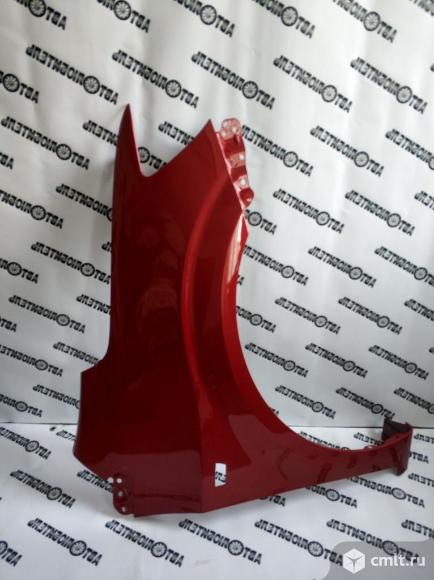Крыло переднее Шевроле Авео Т300. Flame Red. Новый. Фото 4.