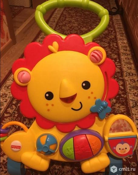 Ходунки каталка Fisher Price "Львенок". Фото 1.