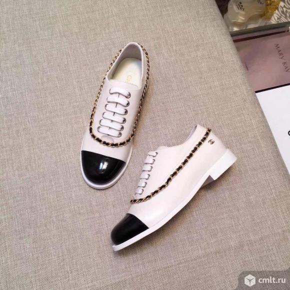 Белые лоферы шанель лето 2018 в modnitca