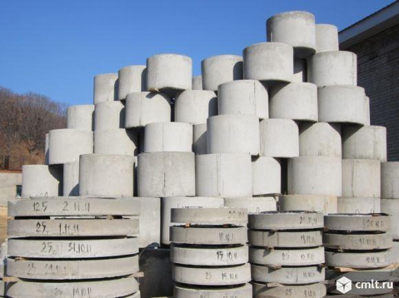 Кольца железобетонные, днища, крышки,люки, доборы. Высокое качество. Доставка автокраном-манипулятором. 