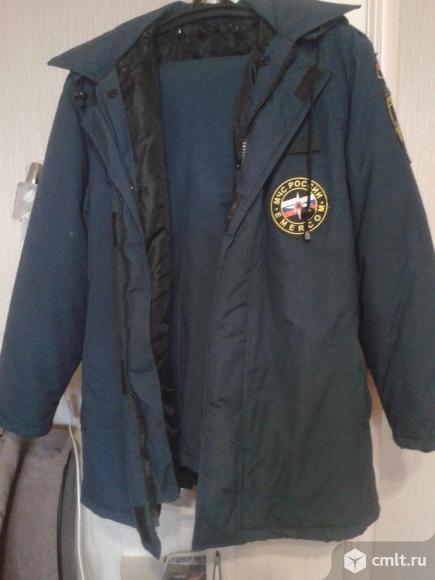 Зимняя куртка и комбинезон МЧС. Фото 1.