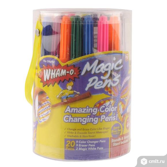 Волшебные фломастеры, меняющие цвета magic pens новые. Фото 1.
