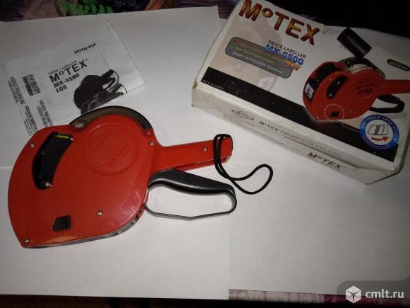 Этикет-пистолет однострочный MOTEX MX-5500. Фото 1.