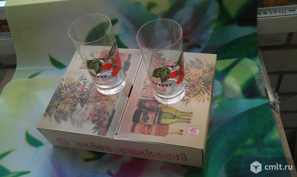 Набор стаканов 6 штук из стекла. Фото 1.