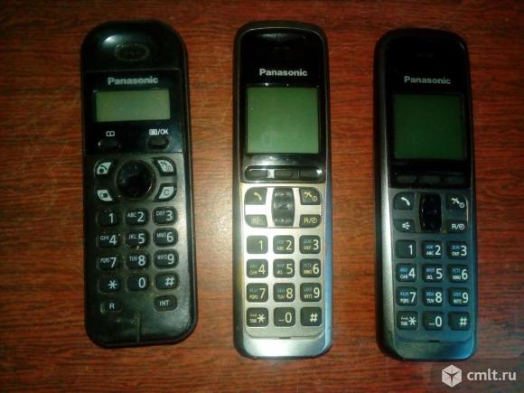 Телефонные трубки Panasonic на запчасти. Фото 1.