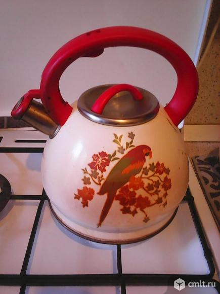 Продаётся кухонный чайник с птицей.. Фото 1.