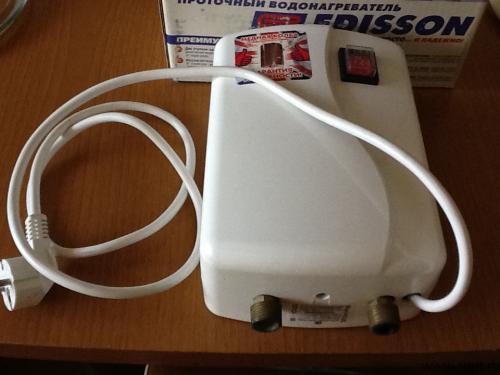 Водонагреватель Edison-350 Kombi проточный, б/у, 1 тыс. р. Фото 2.