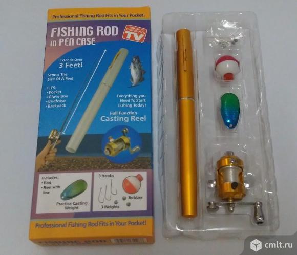 Мини-удочка в форме ручки fishing ROD PEN новые. Фото 1.