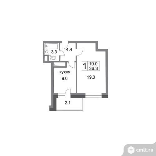 п-43 планировка 1 комнатная.