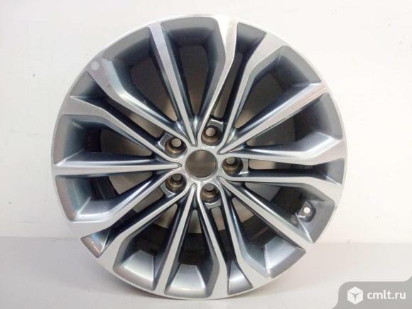 Диск колесный 18X8J D67.1 ET35 5x114.3 HYUNDAI GENESIS 14-16 б/у 52910B1150 4*. Фото 1.