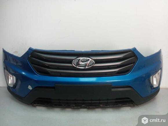 Бампер передний в сборе + птф HYUNDAI CRETA 15- б/у 86511M0000   86512M0000 86350M0000 86351M0000 92. Фото 1.