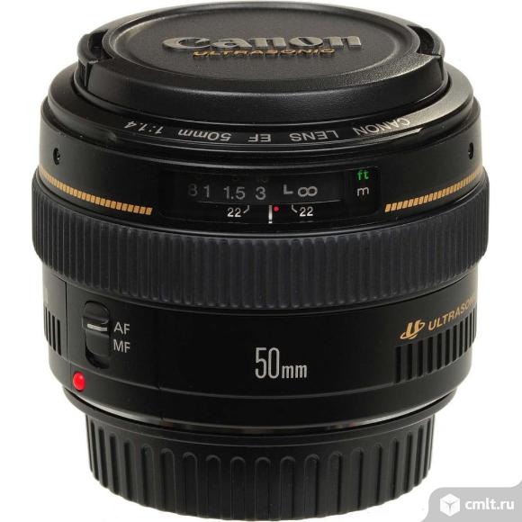 Объектив Canon EF 50 f 1.4 USM. Фото 1.