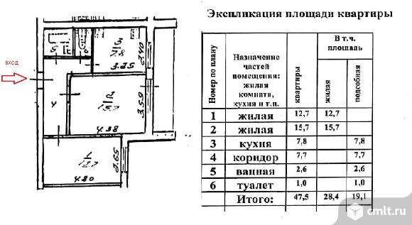 Как выглядит экспликация квартиры