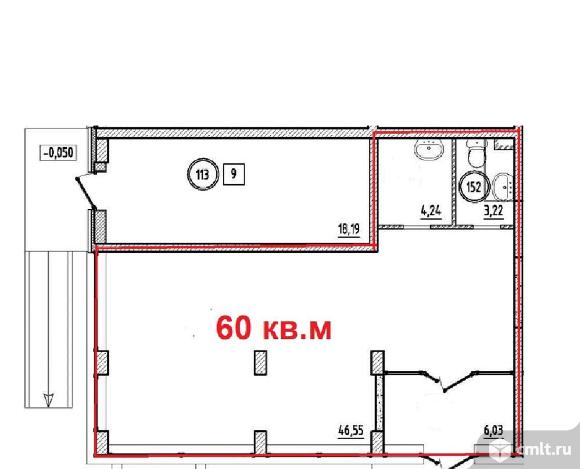 Помещение 50 кв м план