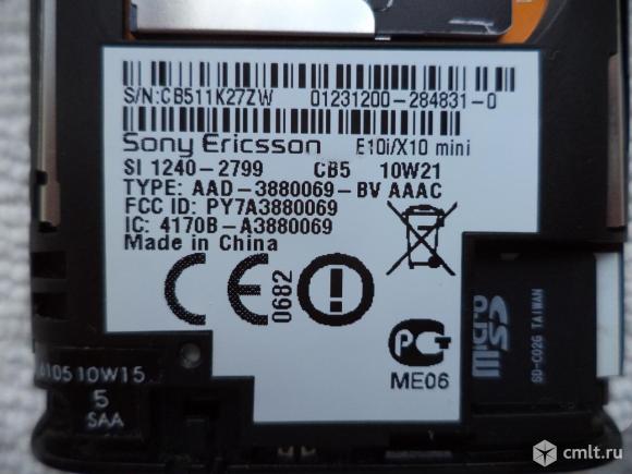 Смартфон SonyEricsson Xperia X10 mini. Фото 9.