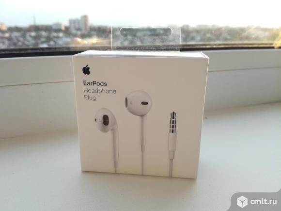 Наушники EarPods. Новые. Фото 1.