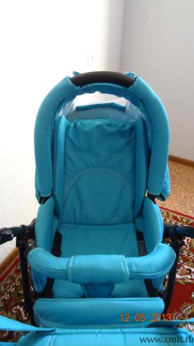 Коляска Adamex Nitro детская, 2 в 1, цв. бирюзовый, отл. Фото 6.