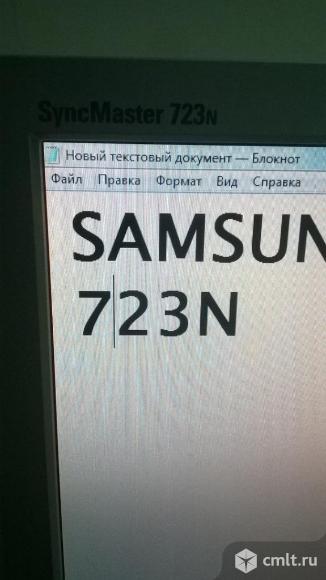 Монитор SAMSUNG 723N 17 дюймов. Фото 3.