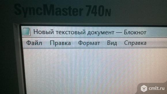 ЖК монитор SAMSUNG 740N 17 дюймов. Фото 3.