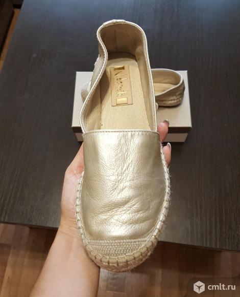 Эспадрильи, натуральная кожа, сделаны в Испании. Фото 2.