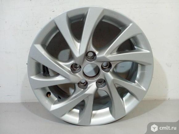 Диск колесный R16x6J D60.1 ET45 5x114.3 TOYOTA COROLLA E 180 13- б/у 4261102L80 4*. Фото 1.