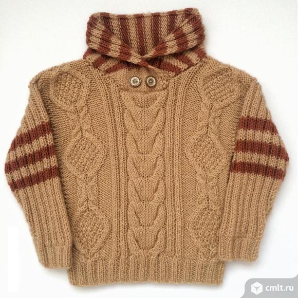 Свитер для мальчика 3-4 года, полушерсть. Фото 1.