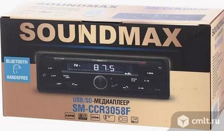 Новый, гарантия год Bluetooth автопроигрыватель Soundmax SM-CCR3058F. Фото 1.