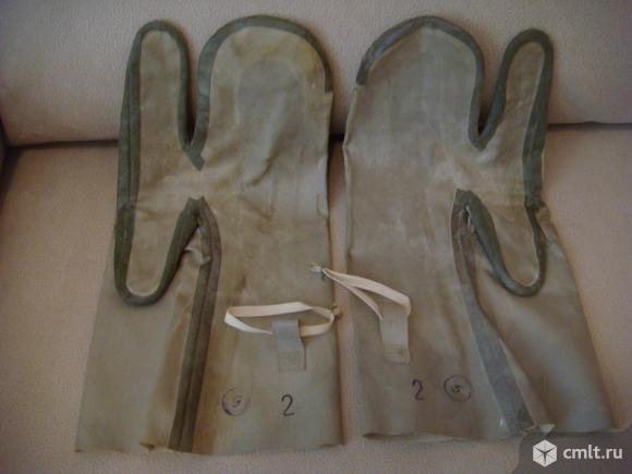 Перчатки трехпалые химзащитные для костюма л-1. Фото 1.