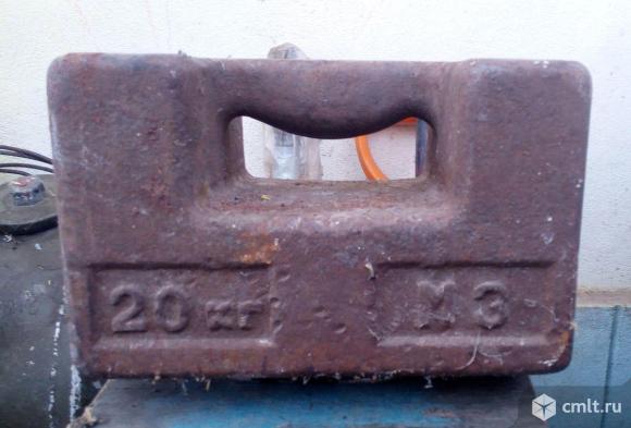 Образцовая гиря 20 кг (класс М3). Фото 1.