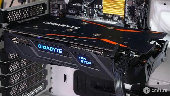 Видеокарта GIGABYTE nVidia GeForce GTX 1050TI , GV-N105TG1 GAMING-4GD, 4Гб, GDDR5, OC, Ret. Фото 1.