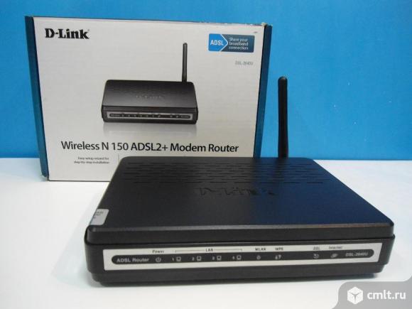 Wi-Fi роутер D-link DSL-2640U. Фото 1.