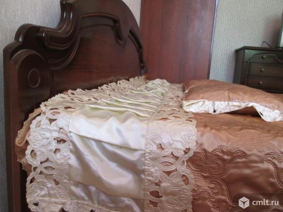 Кровать для спальни Камея орех 140*190 мдф Орел. Фото 1.