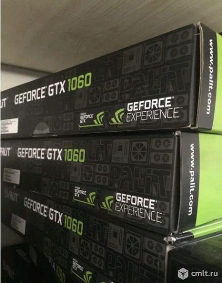 Новые GTX 1060 6GB запечатанные гарантия. Фото 1.