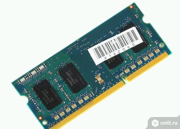 Память SO-dimm DDR3 1024 Mb (pc-10600) 1333MHz. Фото 1.