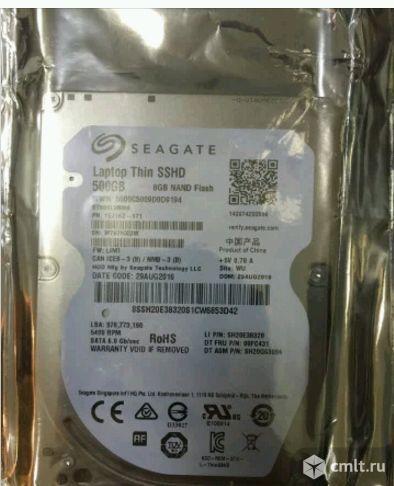 Sshd Жесткий диск гибридный 500Gb Seagate Новый. Фото 1.