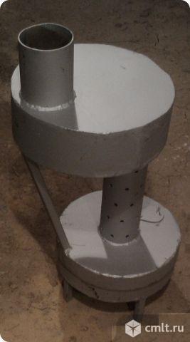 Буржуйка на отработанном масле. Фото 1.