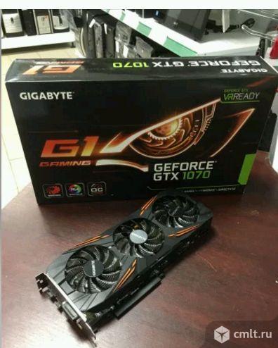 GeForce GTX1070 Gigabyte Gaming-8GD Новая. Фото 1.