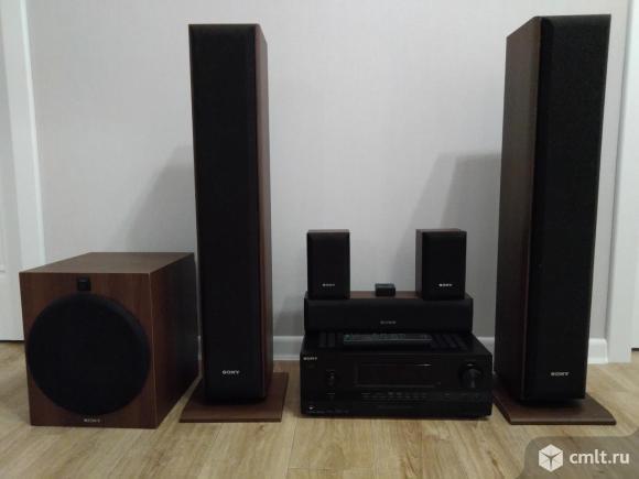 Акустическая система Sony 5.1 и AV ресивер Sony. Фото 1.