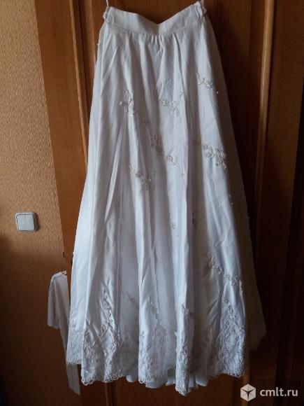 Платье свадебное белое, р. 44-46/180, корсет отдельно от. Фото 1.