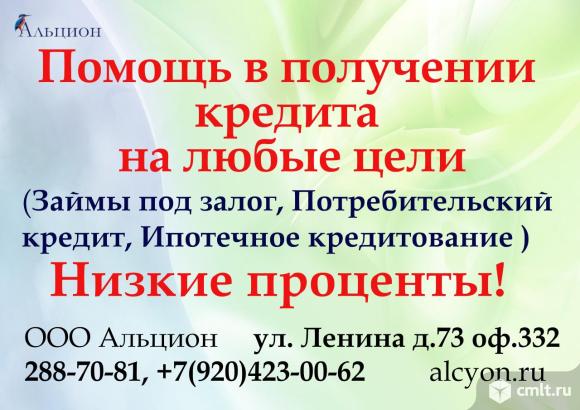 Помощь в получение кредита/займа