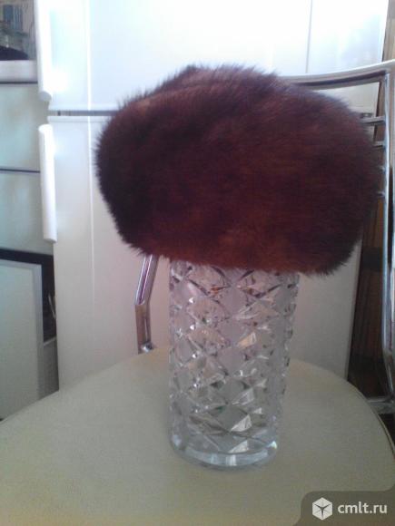 Шапка норковая женская. Фото 1.