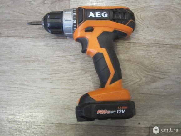 Шуруповёрт AEG BS12 G3 Оригинал, Германия. Фото 1.