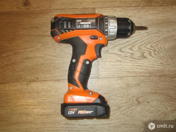 Шуруповёрт AEG BS12 G3 Оригинал, Германия. Фото 2.