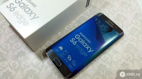 Смартфон Samsung S6 Edge 32GB Black Оригинал. Фото 1.