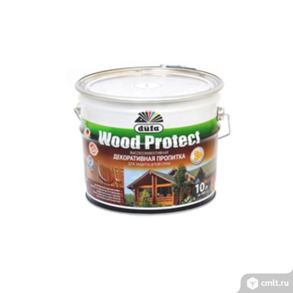 пропитка "dufa" wood protect для защиты древесины. Фото 1.