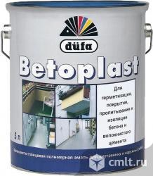 эмаль "dufa" betoplast; полимерная для бетона, -7001 серебристо-серый 5л. Фото 1.