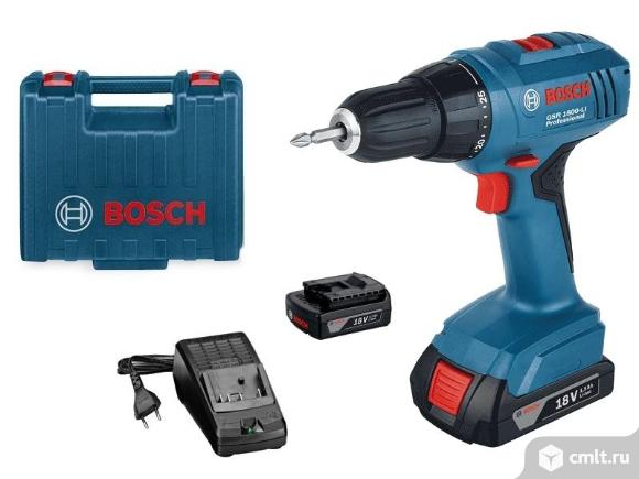 Дрель аккумуляторная BOSCH GSR 1800-LI (0.601.9A8.307). Фото 1.